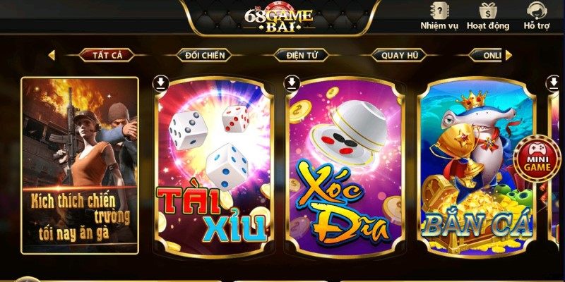 Tài xỉu 68 game bài